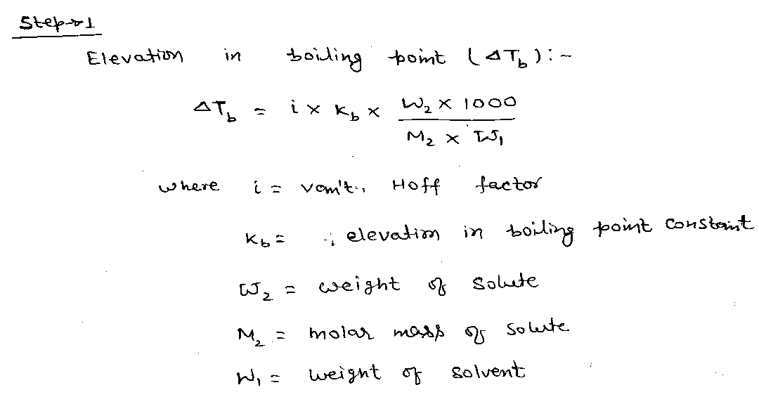 Chemistry homework question answer, step 1, image 1